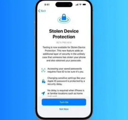 奇台苹果授权维修店分享被盗设备保护功能开启方法 