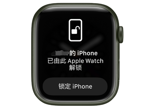 奇台苹果手机维修分享用 AppleWatch 解锁配备面容 ID 的 iPhone方法 