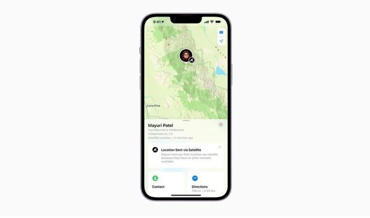 奇台苹果14维修分享iPhone14系列中 FindMy功能通过卫星分享位置方法教程 