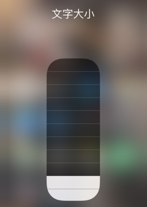 奇台苹果手机维修分享小技巧：在 iPhone 控制中心快速调节字体大小 