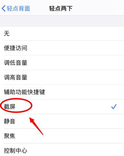 奇台苹果手机维修分享iPhone12如何启用双击截屏 